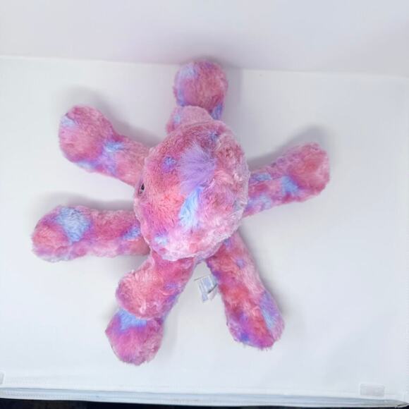 Build a Bear Workshop Octo-Fun Octopus Plush Pink Blue Swirl 2014 Stuffed Animal - Picture 8 of 11